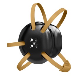 Great Call Athletics | Wrestling Classic Headgear Earguard Adult Grappling Head Gear Adjustable Ear Guards Vegas Gold Straps (Black w/ Vegas Gold Straps)