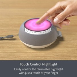 White Noise Machine with Nightlight, Portable Rechargeable White Noise Machine for Babies and Adults, Relaxation and Meditation Sounds Calming Sleep Aid