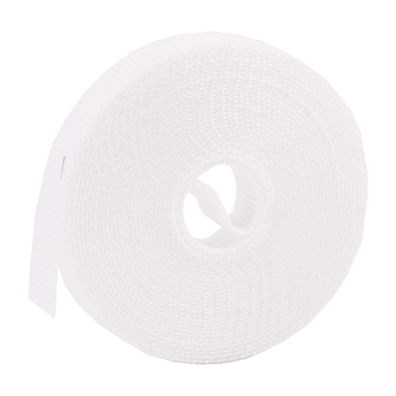 Roller Shutter Strap 22/23 mm in White, 6 m, Made