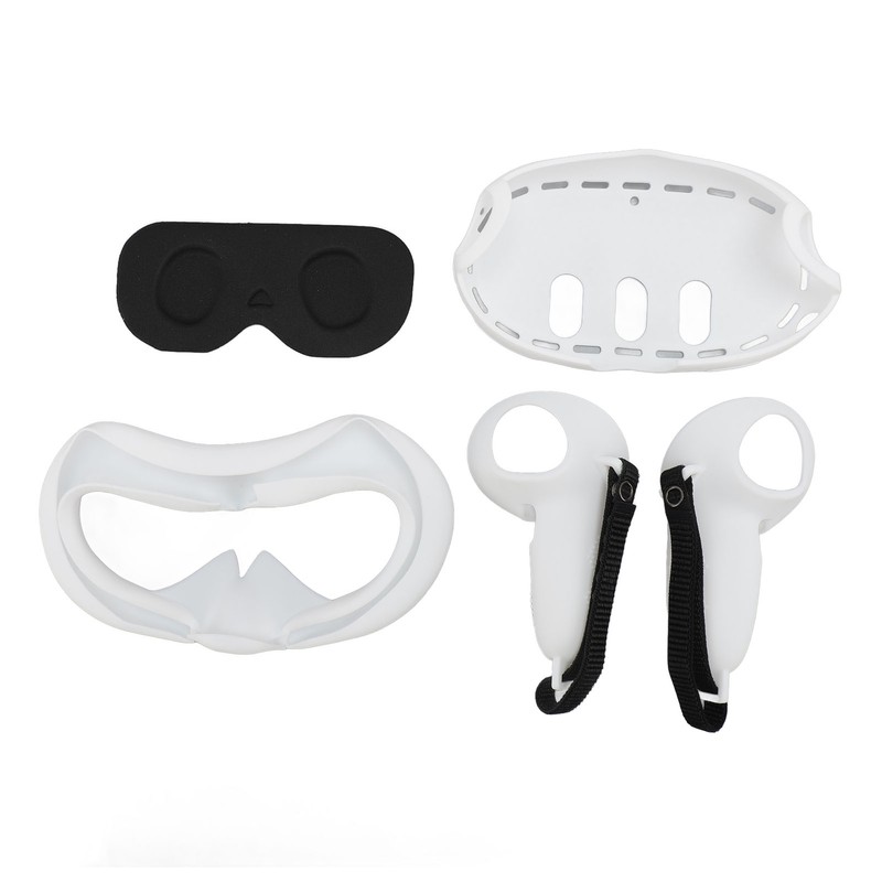 VR Glasses Silicone Cover Set Controller Grips Front Shell Headset