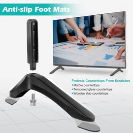 TV Stand, TV Legs Replacement for Smart 28" 32" 40" 43" 49" 50" 55" 60" 65" Table Top TV Base Holds Up to 80 lbs