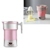 ‑ Foldable Electric Kettle 800W Silicone Portable Collapsible Thermostatic Control