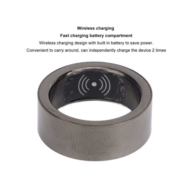 Smart Ring Sleep Fitness Tracker Pedometer Waterproof Exquisite Vibration Alert
