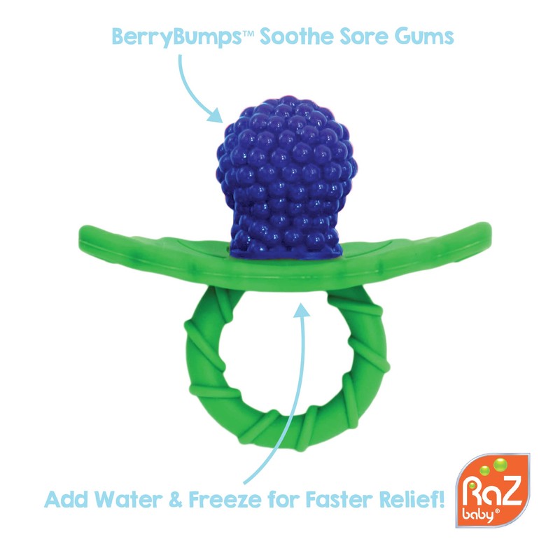 RaZbaby RaZberry Teether, Blue