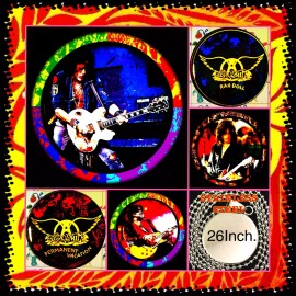 JOE PERRY AEROSMITH FIVE PENDANTS  ONE NECKLACE