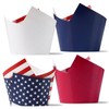 American Flag Cupcake Wrappers, Set of 30 – Patriotic Baking