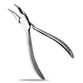 INJOYTEC Bent Nose Pliers Curved Nose Pliers Bent Chain Nose Pliers Bent Nose Wrench Jewelry Pliers Craft Wrench Pliers Jewelry Nose Wrench for Clamping Bending Wire Open or Close The Ring