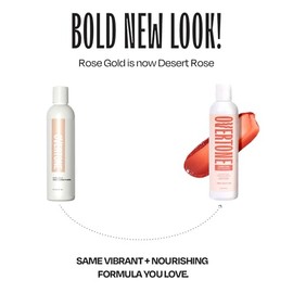 oVertone Acondicionador Diario para El Cuidado Del Cabello - 8Oz Acondicionador Semipermanente para El Cabello Con Manteca de Karité y Aceite de Coco - Previene La Descoloración y Refresca Color - Veg