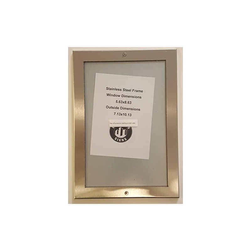 BUILDINGSIGNS.COM Elevator Certificate Frame (Size 5 .63 X 8.63, Color