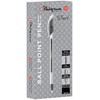 Platignum S-Tixx Black Ballpoint Pen [Pack of 12] Soft Grip