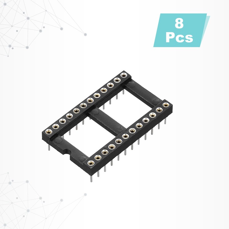 QUARKZMAN DIP IC Chip Socket Adapter 24 Round Pin IC