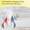 Crovakeu 1pcs-Replacement Knob Compatible with Moen 100710 Shower Handle -