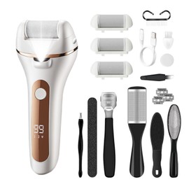 SilkGlow Electric Foot Callus Remover Rechargeable Pedicure Kit