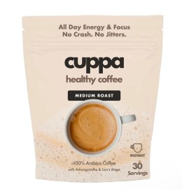 Lion Cuppa Healthy Mushroom Coffee 30 Servings Lion's Mane & Ashwagandha
