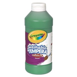 Crayola Artista II Washable Tempera Paint, Pint, Green