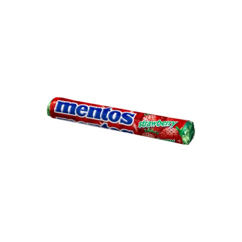 Mentos Strawberry Candy, 1.32-Ounce Rolls (Pack of 30)