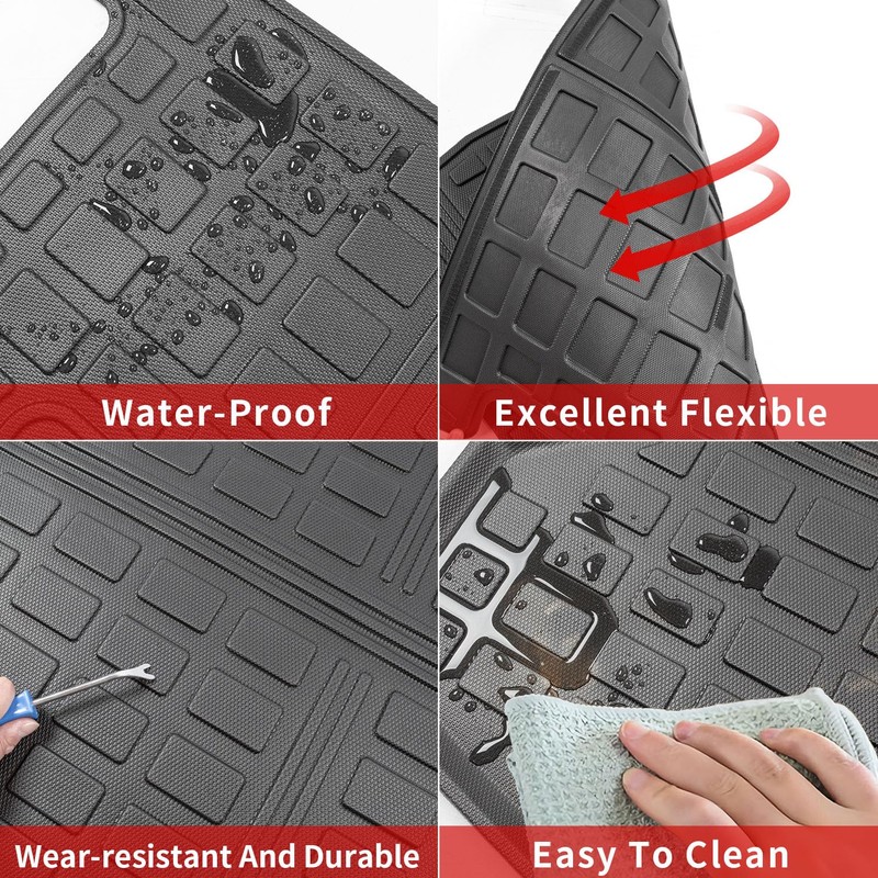 Xipoo Cargo Liner Compatible with 2022-2025 Tucson Cargo Liner Backrest