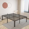 ROIL 12 inch Metal Queen Bed Frame with Rounded Corner