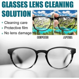 Lens Scratch Remover, Scratch Remover for Eyeglasses, Eyeglass Scratch Remover, Lens Scratch Remover for Eye Glasses, (3.38 Fl Oz (Pack of 2), Lemon)
