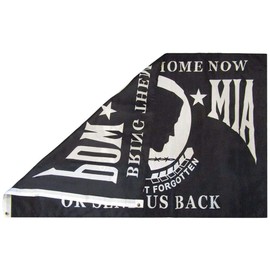 Trade Winds 3x5 Pow Mia Bring Them Home Or Send Us Back 3'x5' 100D Rough Tex Poly Flag (RUF) Fade Resistant Premium