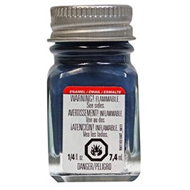 Testors Enamel 1/4 Oz Bottle Flat Sea Blue