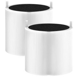 2 Pack 411i & 411a Max Replacement Filter Compatible with Blue Pure 411i & 411a Max Air Purifiers, H13 True HEPA & Activated Carbon Filter, Blue Pure 411i Max Filter -F4MAX
