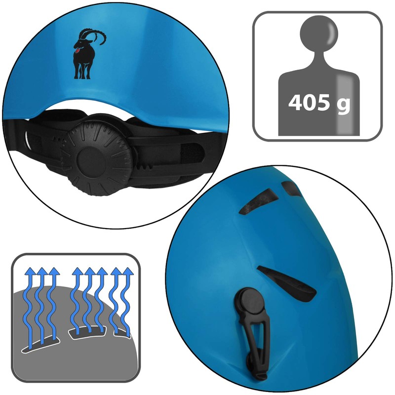 ALPIDEX Universal Climbing Helmet for Men and Women Safety Helmet