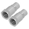 2Pcs Oxygen Sensor Adapter Welding Plug Engine Auxiliary with Filter