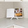 MEZOKUCEL Cookbook Stand, Handmade Wooden Cookbook Holder, Recipe Book Holder