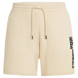 Karl Lagerfeld Jeans Men's Text Logo Sweat Shorts, Wood Ash, M