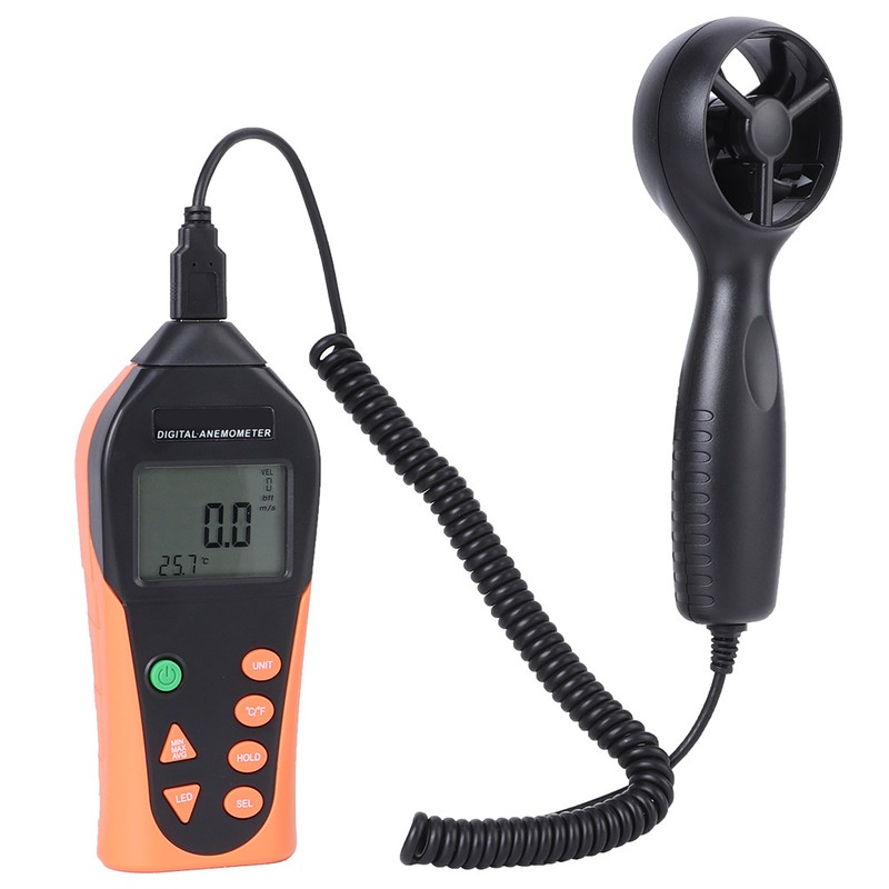816B Digital Anemometer Portable Wind Speed Sensor Meter Measuring Instruments