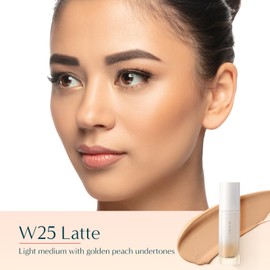 FLORASIS Serum Touch Perfecting Longwear Foundation Matte Finish Face Makeup for Women (W25 Latte)