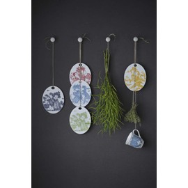 Bjørn Wiinblad - Oval Plates, Serving Dish, Wall Platter, 15x19 cm (Victoire Blue)