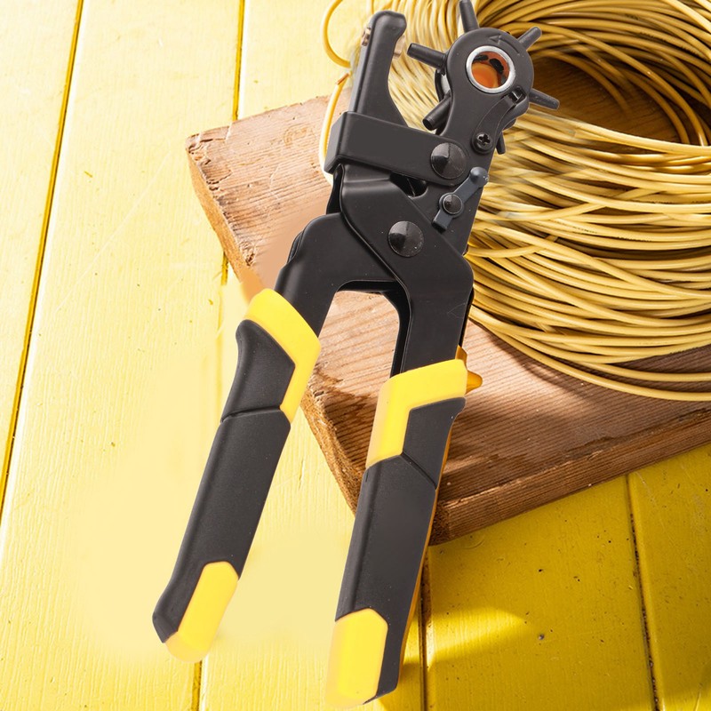 Hole Punch Pliers Round CRV Labor Saving Opening Punching Tool