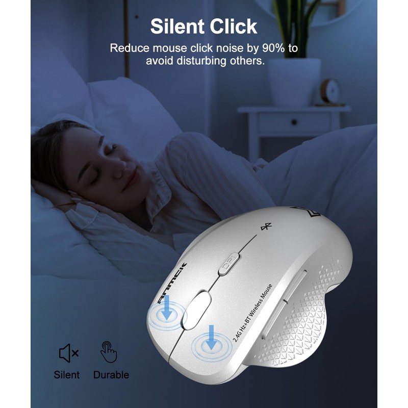 Anmck Wireless Bluetooth Mouse for Laptop