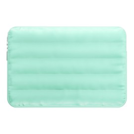 wigmoa LS-M Puffy 13-14 Inch Laptop Sleeve Case for Women Men Cute Carrying Cover Compatible with MacBook Air M2, MacBook Pro 14 Protective Portable Case (Mint Green, 13-14inch)