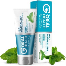 Great Oral Health Nano hydroxyapatite Toothpaste Fluoride-Free, Pro Mineralizer Toothpaste: