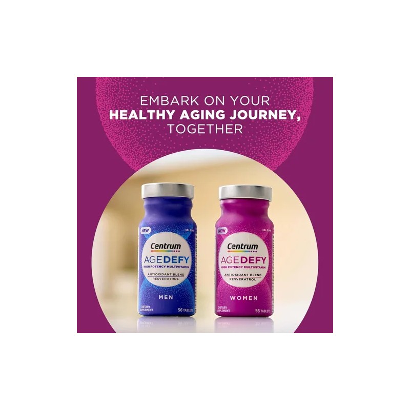 Centrum Age Defy Multivitaminas Resveratrol Mujer