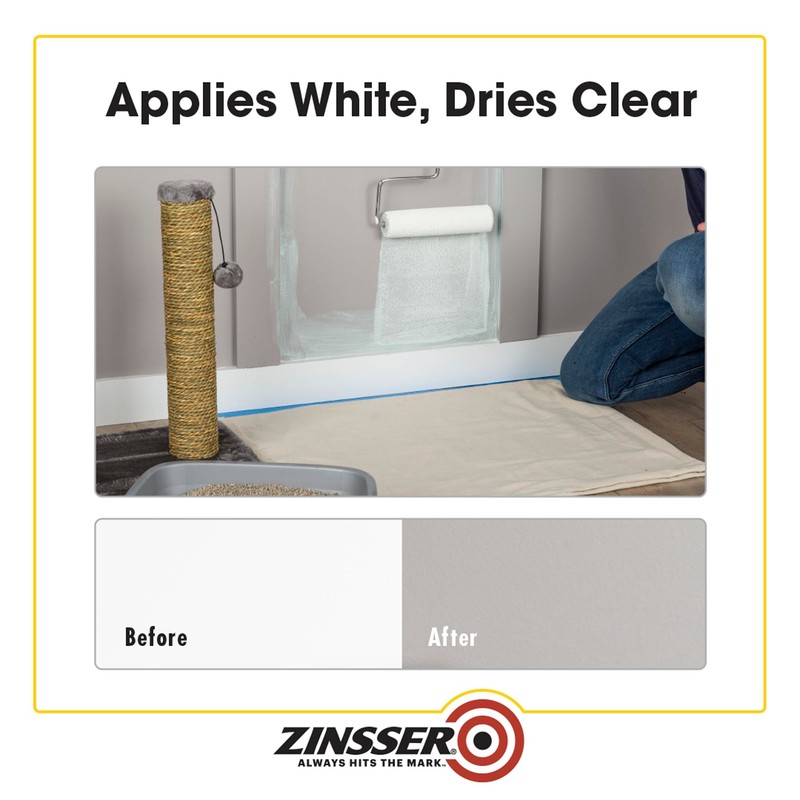 Zinsser 305928 Odor Killing Primer, Gallon, Clear