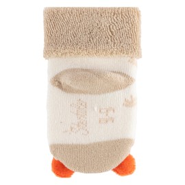 Sterntaler Baby Rattle Socks Tiger, beige