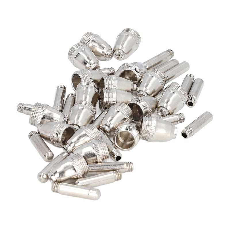 54 Pieces Plasma Cutter Torch Parts Electrode Nozzle Set Ceramic