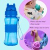 Sigdio Drinking Bottle for Children with Straw BPA Free Children's