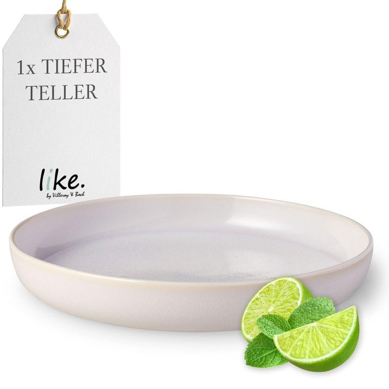 Like Villeroy & Boch Crafted Cotton Plate Deep 21.5 cm