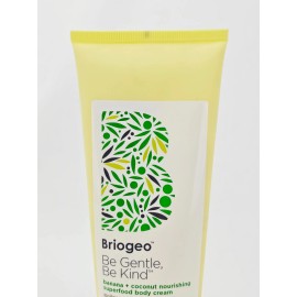 Brigeo Briogeo Be Gentle Be Kind Banana Coconut Nourishing Body Cream Moisturize 8 oz