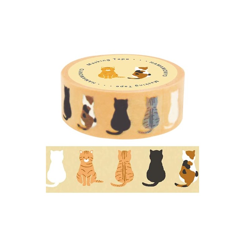 Hamamonyo Masking Tape, Sitting Cat