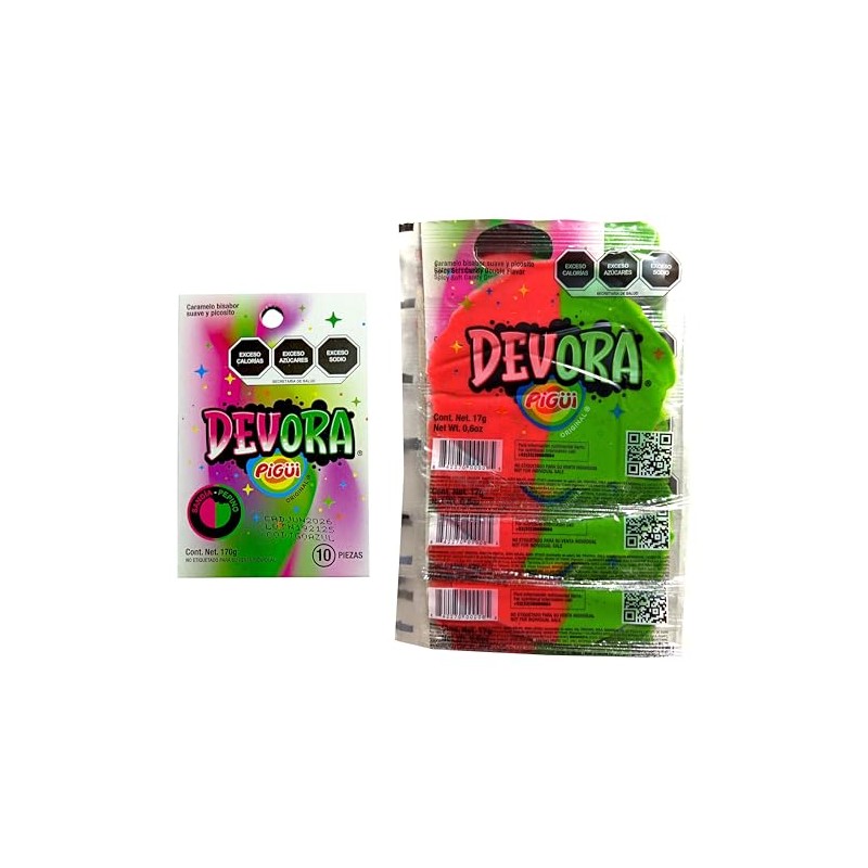 Pigüi Devora Tira Sandía Pepino - Caramelo suave y picosito