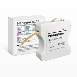 Tooth Sandpaper, Dental Polishing Strips, Ultra Fine Size - 4 mm Width - 6 m / Rolls/Box, NatureAqua Resin Tooth Polishing Interdental Sanding Tool