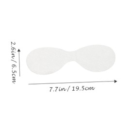 FOMIYES 600pcs Disposable Eye Film Paper Masks for Eye Care Breathable Lightweight Cotton for Moisture Absorption for Diy Hydration and