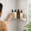 Bathroom Shower Storage Rack for Shampoo and Toiletries - Wall-Mounted