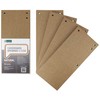 D.RECT Pack of 50 Cardboard Dividers 10.5 x 23.5 cm